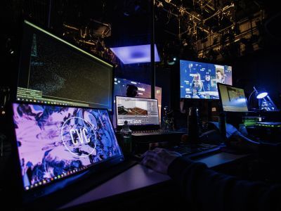 video design, computer screens